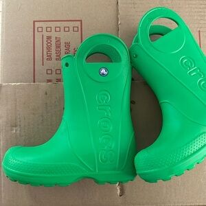 Crocs rain boots kids size 1